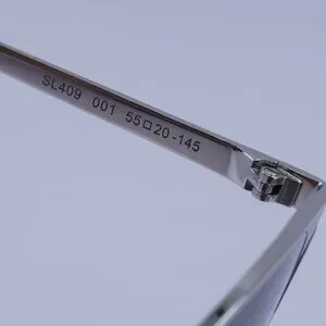 Saint Laurent SL409 001 Cat Eye Sunglasses - Silver/Black/Grey Saint Laurent | Accessories | Saint Laurent Sl49 00  main image 4